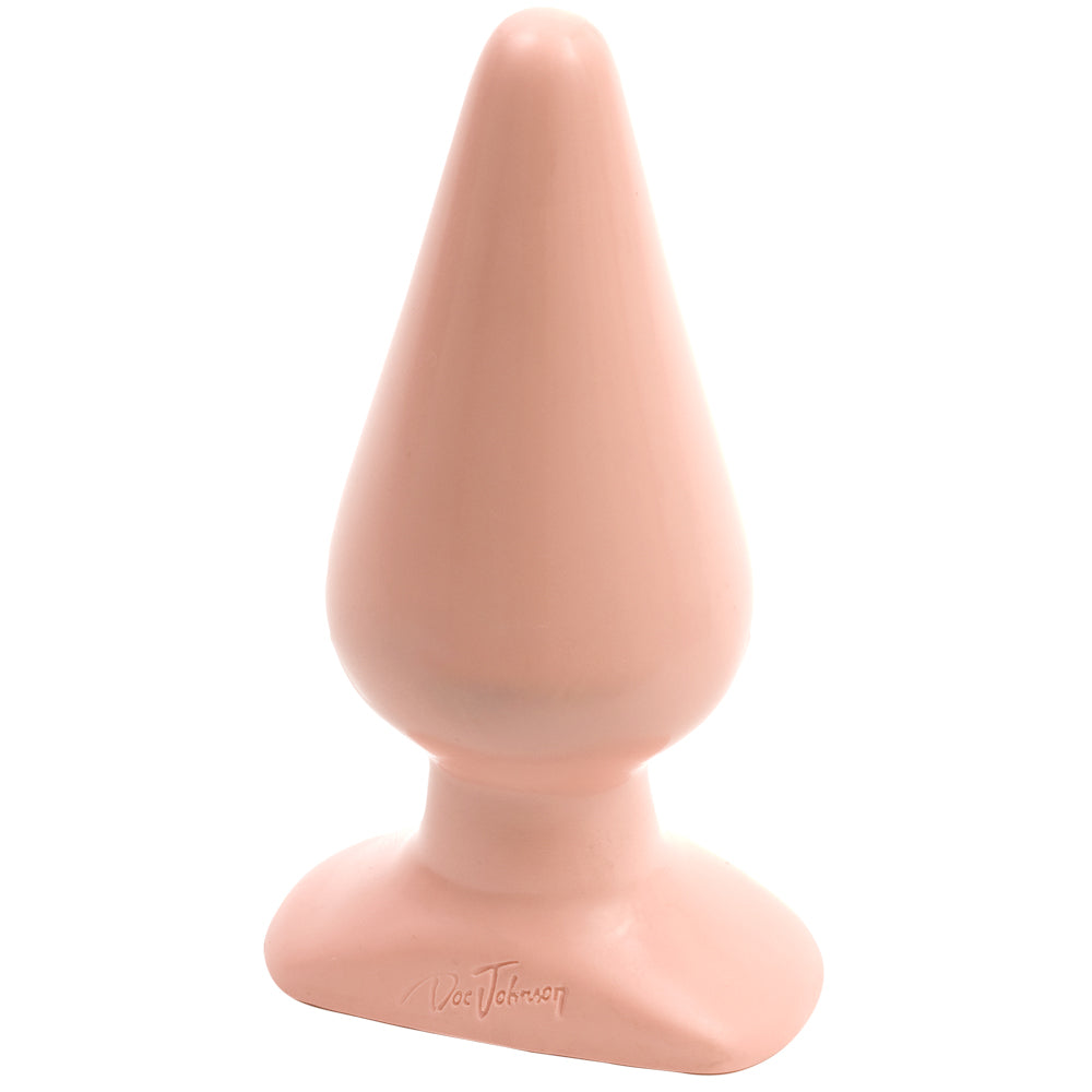 Classic Smooth Butt Plug - Large White Anal Toy