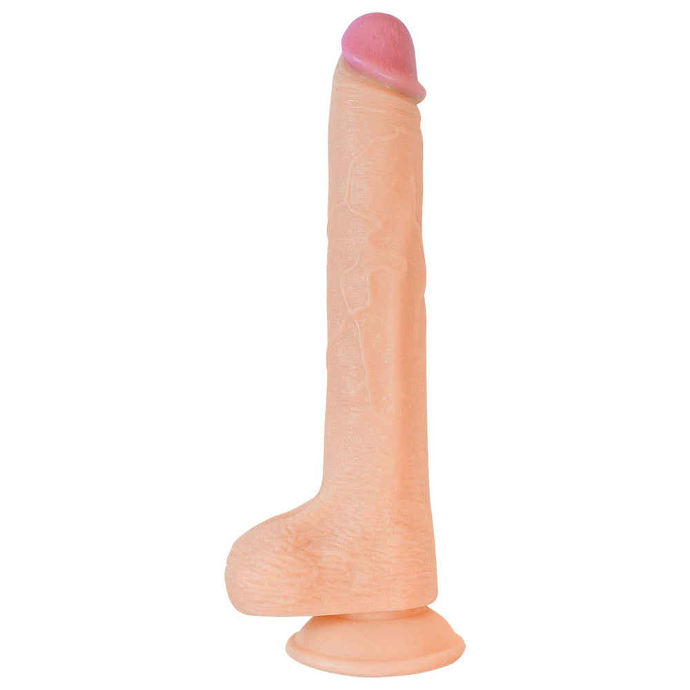 Hero 11" Straight Cock Whte
