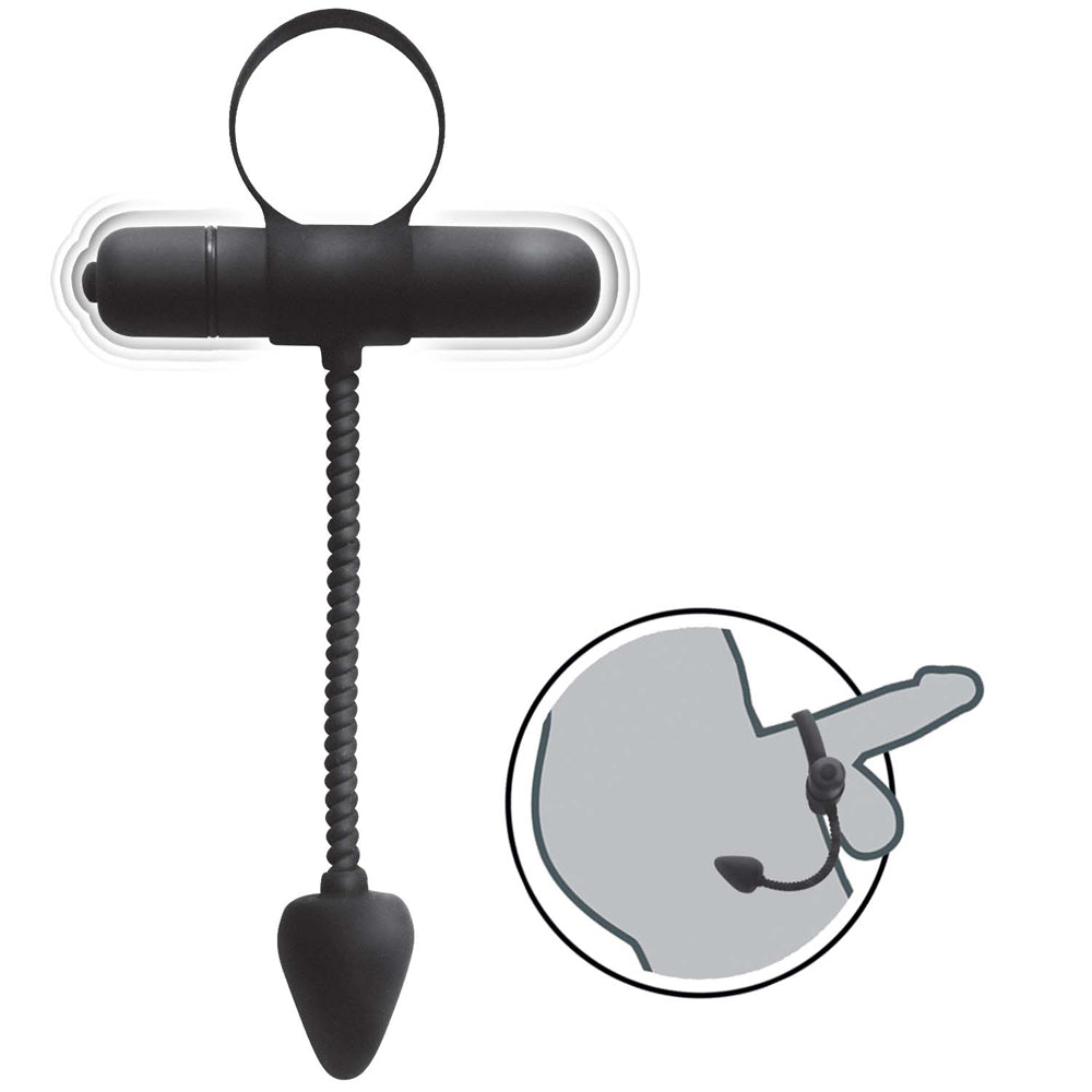 Black Enhancer Cock Rings 2-Pack for Men