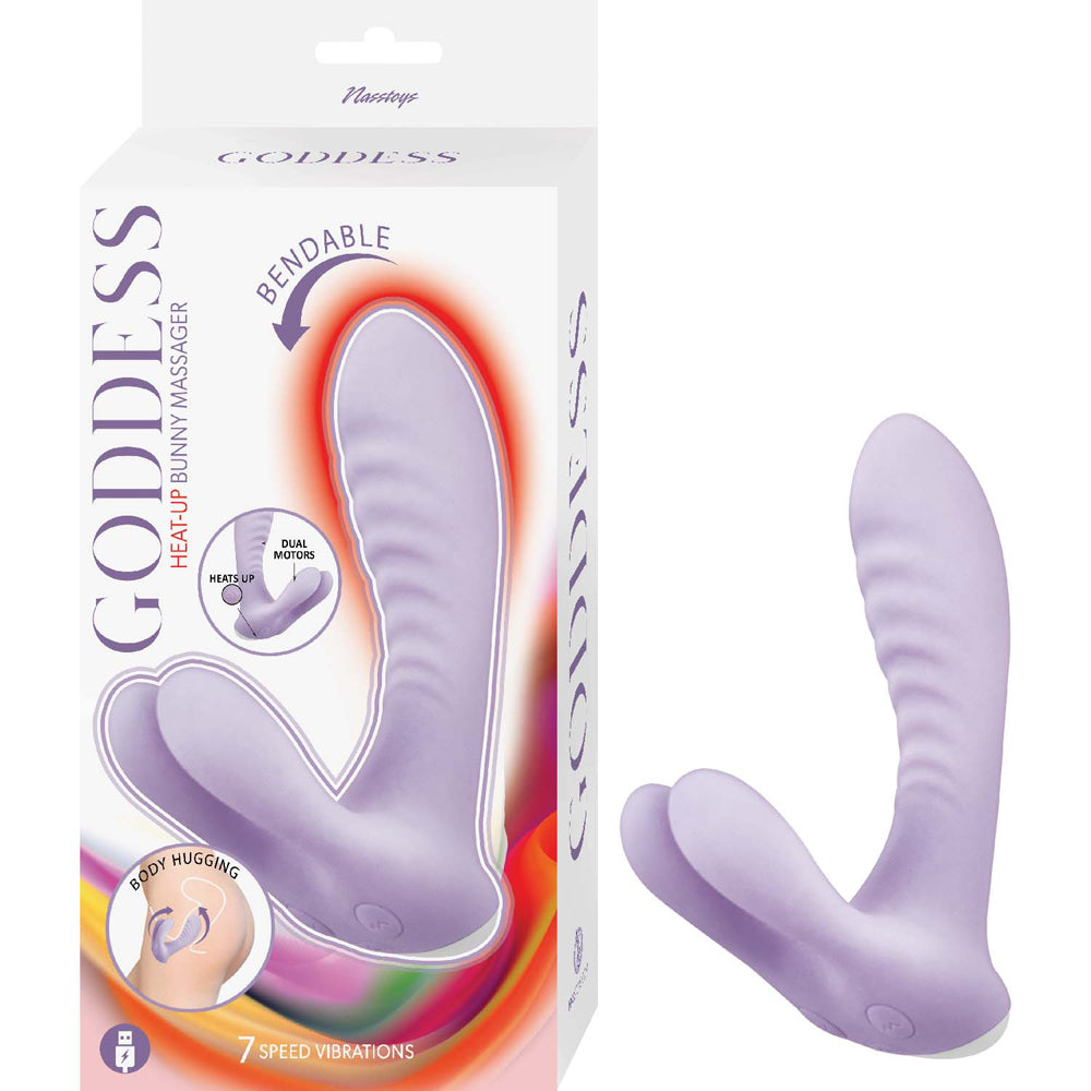 Goddess Heat Up Bunny Massager Lavender