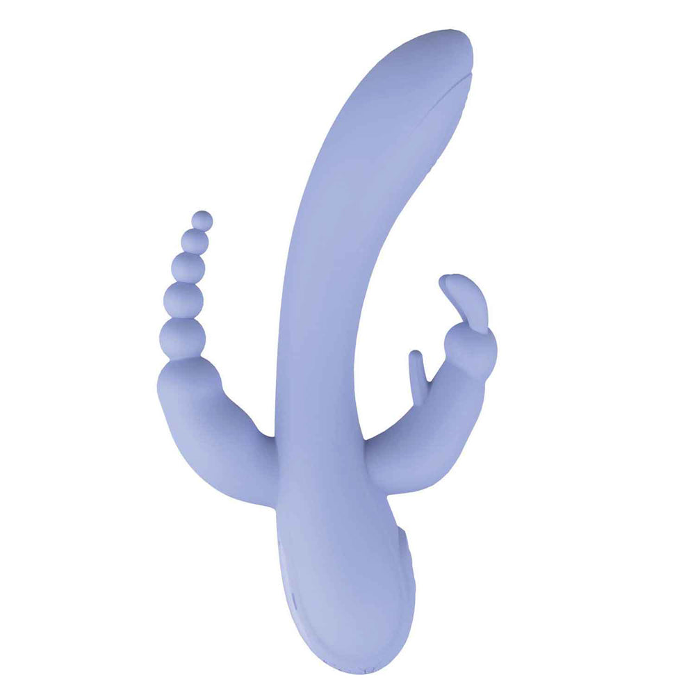 Beat Trifecta Massage Gun – Violet 3-Head Percussion Massager for Deep Tissue
