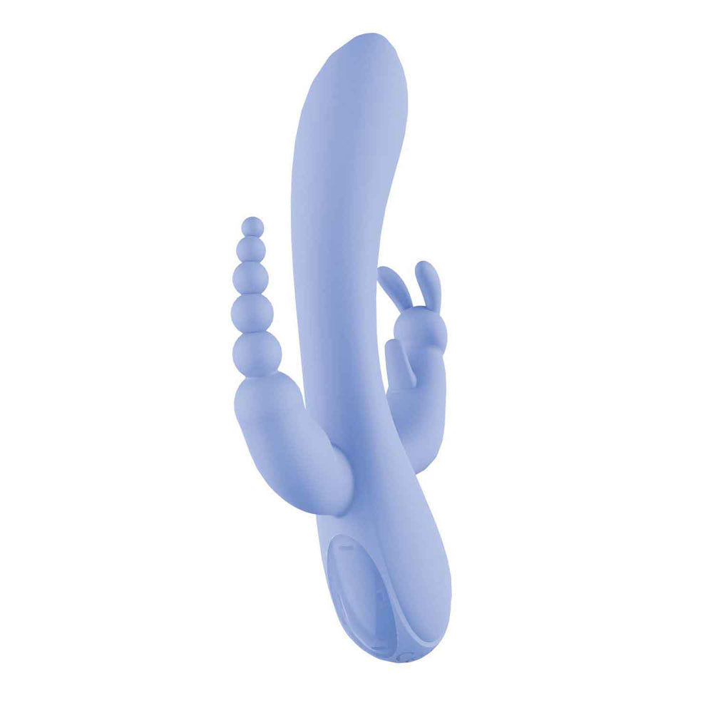 Beat Trifecta Massage Gun – Violet 3-Head Percussion Massager for Deep Tissue