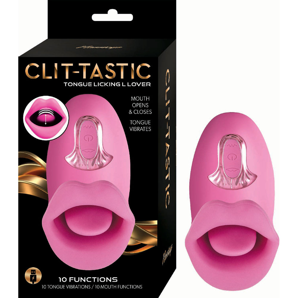 Clit-Tastic Tongue Licking Lover Pink