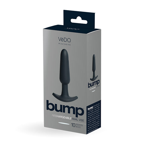 Bump Rechargeable Anal Vibrator – Just Black
