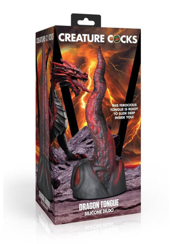 Creature Cocks Dragon Tongue Silicone Dildo - 9.6in β Explosive Power!