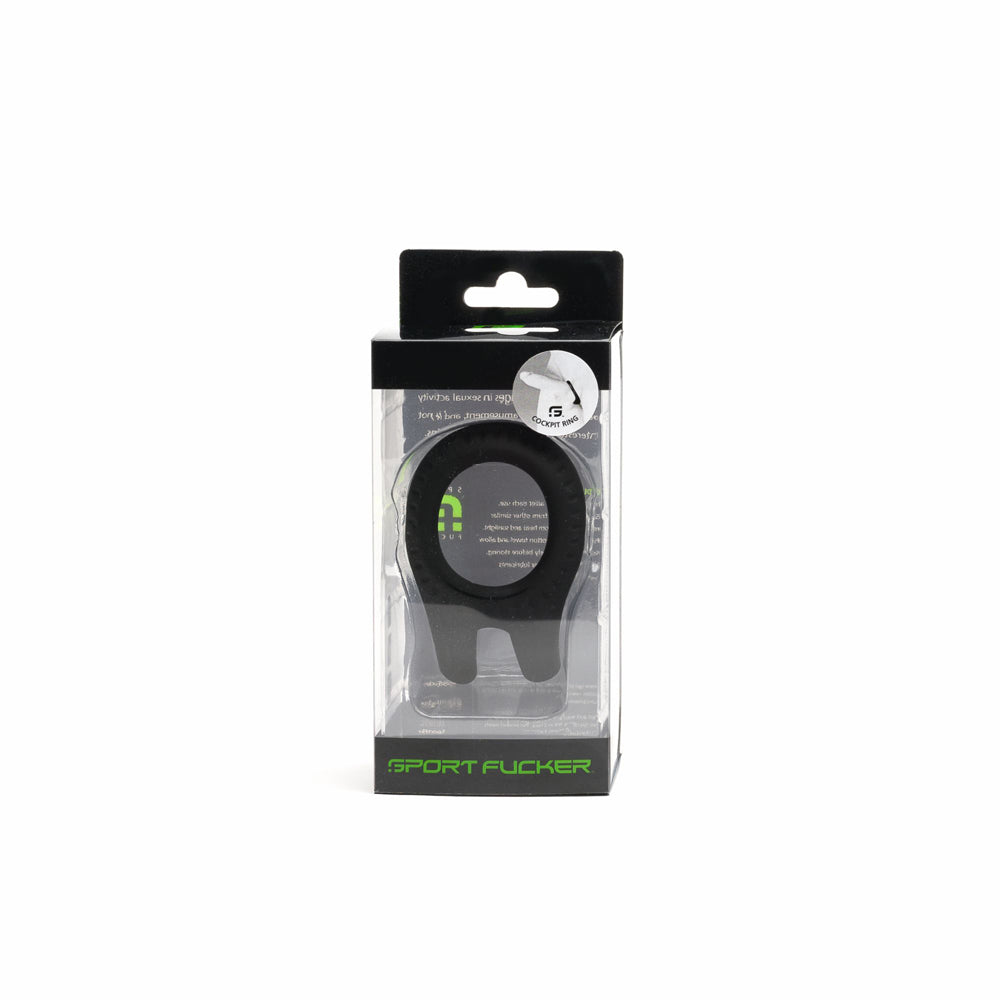 Sport Black Cock Ring – Ergonomic Male Sex Toy