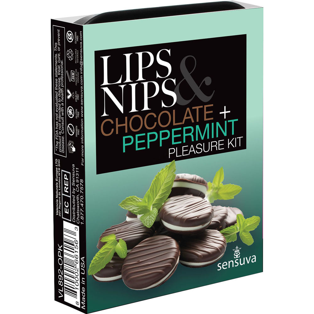 Lips & Nips Chocolate Peppermint Pleasure Kit – Lip & Nipple Care Set