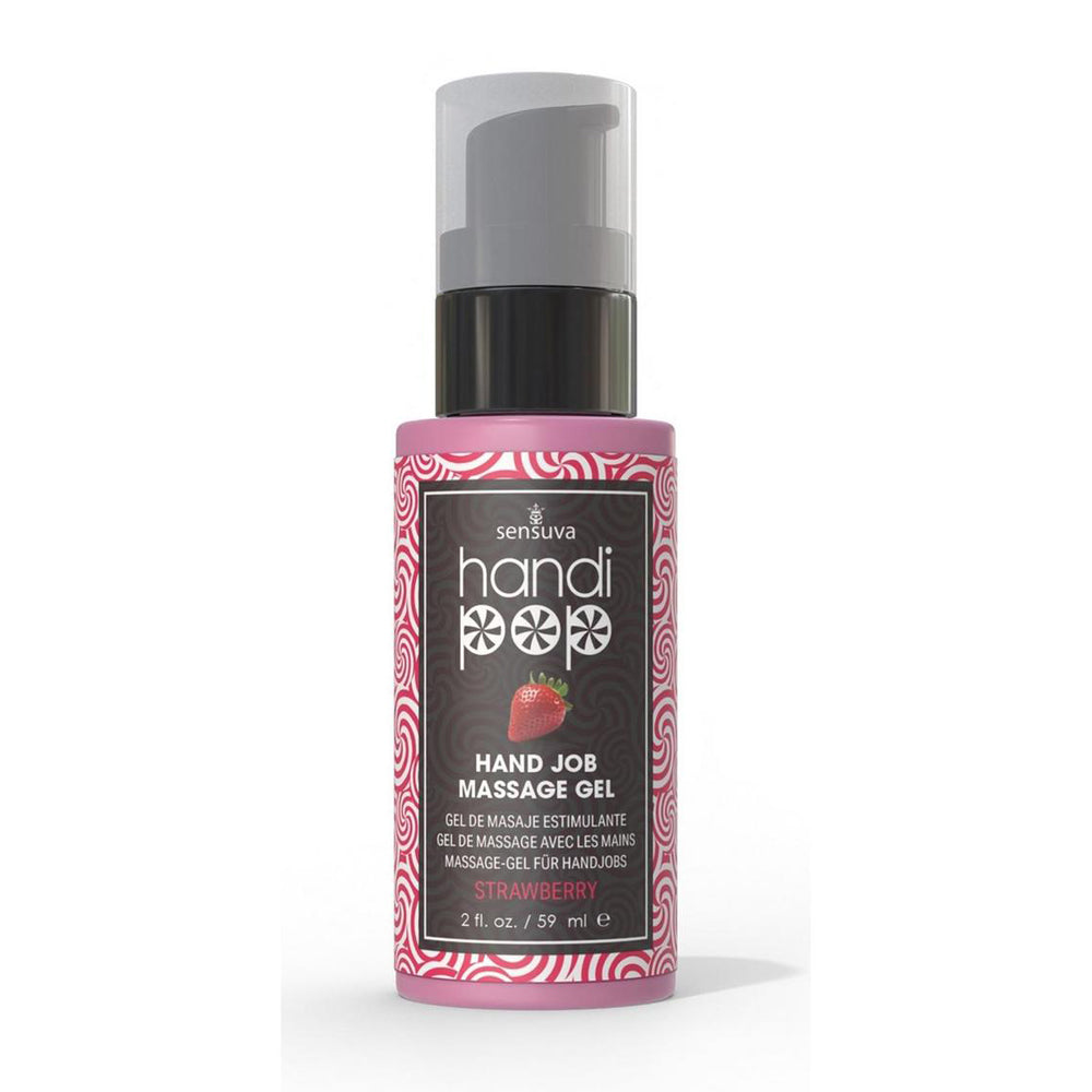 Handipop Edible Massage Gel Cotton Candy Flavor 2 oz Bottle
