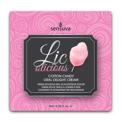 Lic-O-Licious Cotton Candy Oral Delight Cream – 6 ml Single-Use Packet