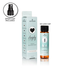 Deeply Love You Throat Relaxing Spray – 1 oz Bottle, Chocolate Mint Flavor, Soothing Throat Care