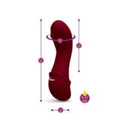 Viben Zaina Mini G-Spot Vibe with Rollerball – Rechargeable Dual Action Vibrator
