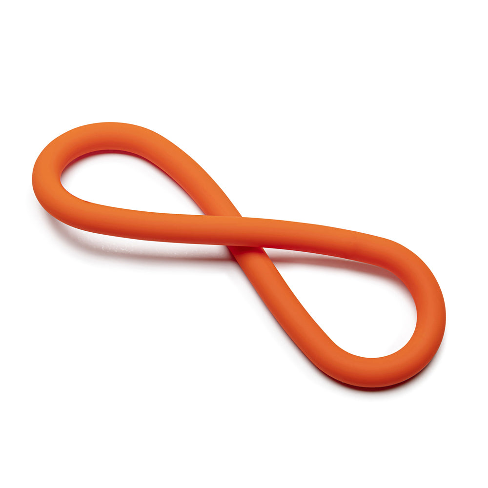 12" Silicone Hefty Wrap Ring - Orange | Versatile Pleasure Enhancer