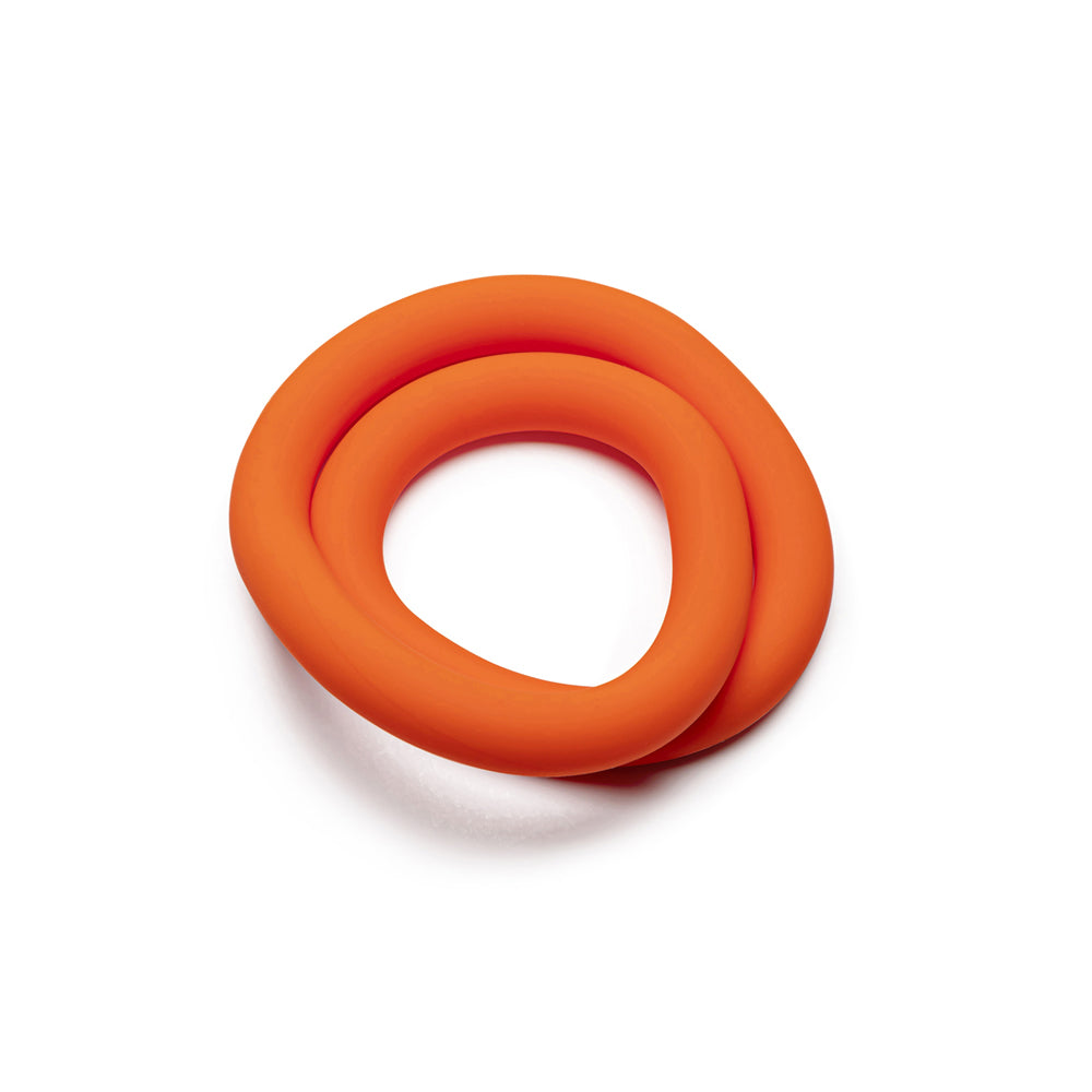 12" Silicone Hefty Wrap Ring - Orange | Versatile Pleasure Enhancer