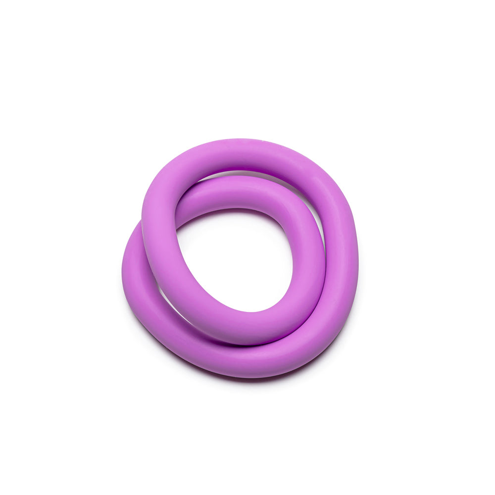 12" Pink Silicone Hefty Wrap Ring - Ultimate 3-in-1 Pleasure Accessory