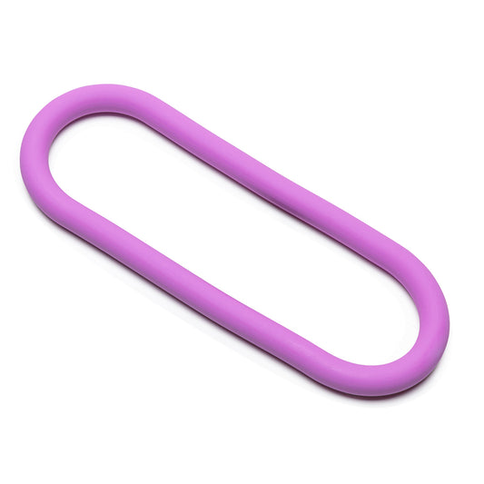 12" Pink Silicone Hefty Wrap Ring - Ultimate 3-in-1 Pleasure Accessory