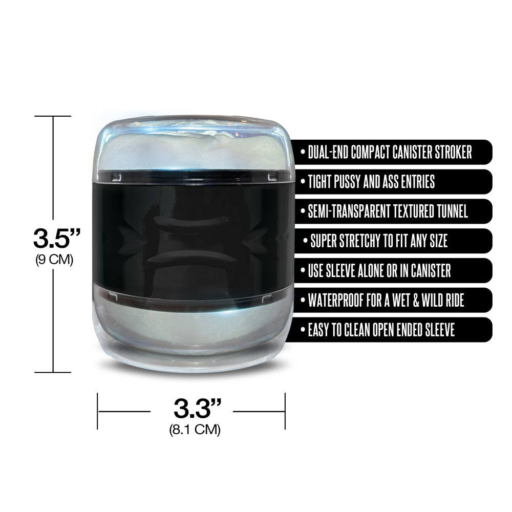 Mstr B8 Clear-View Dual End Stroker Double Play