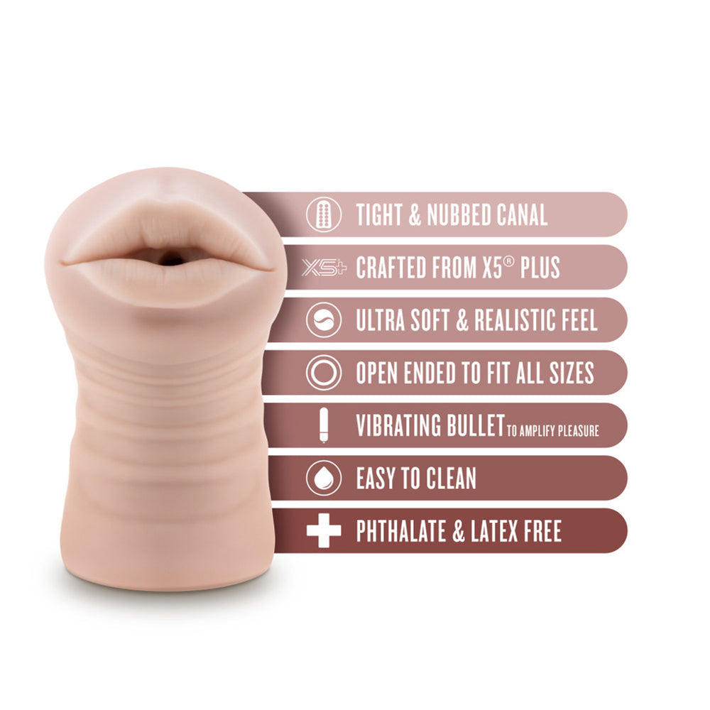 EnLust Nicole Vibrating Stroker for Men – Beige
