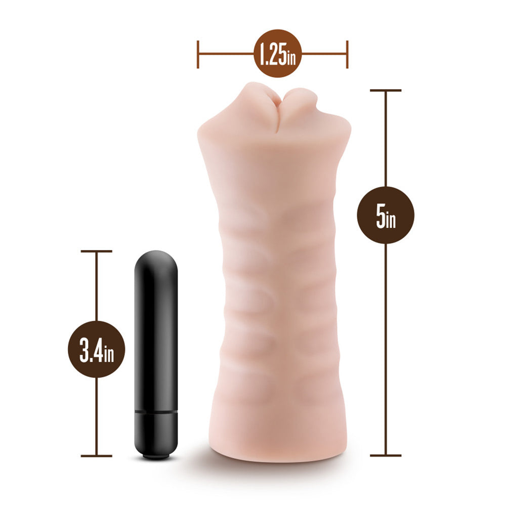EnLust Nicole Vibrating Stroker for Men – Beige