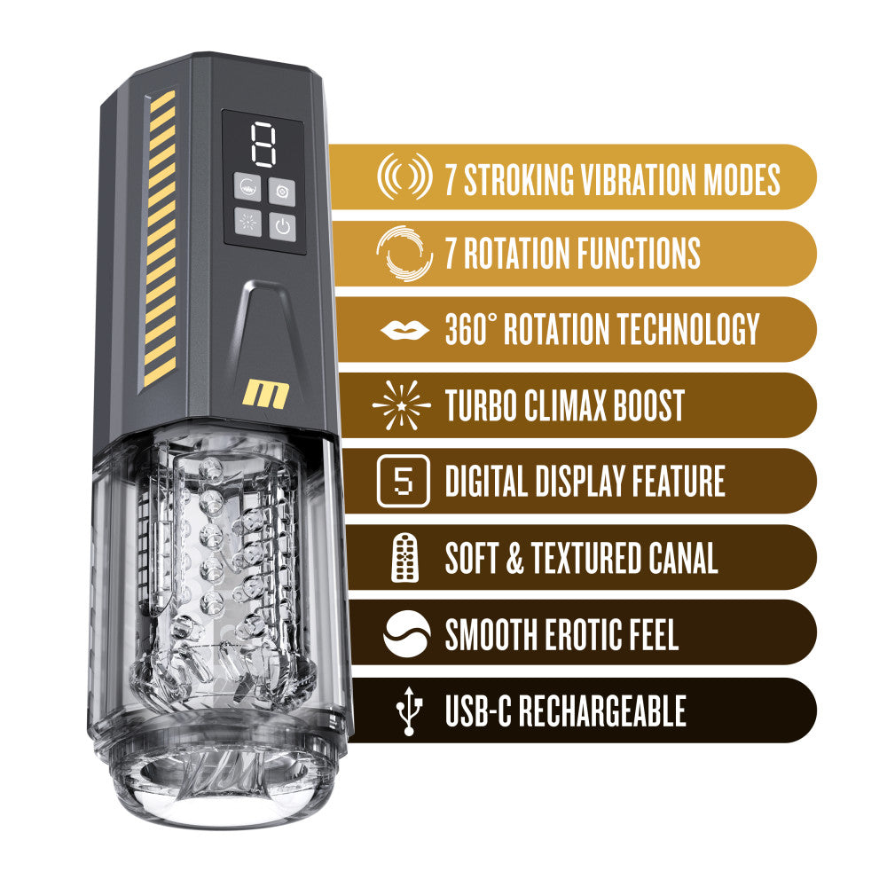 M For Men Spinmaster Pro Grey - Men's Electric Shaver