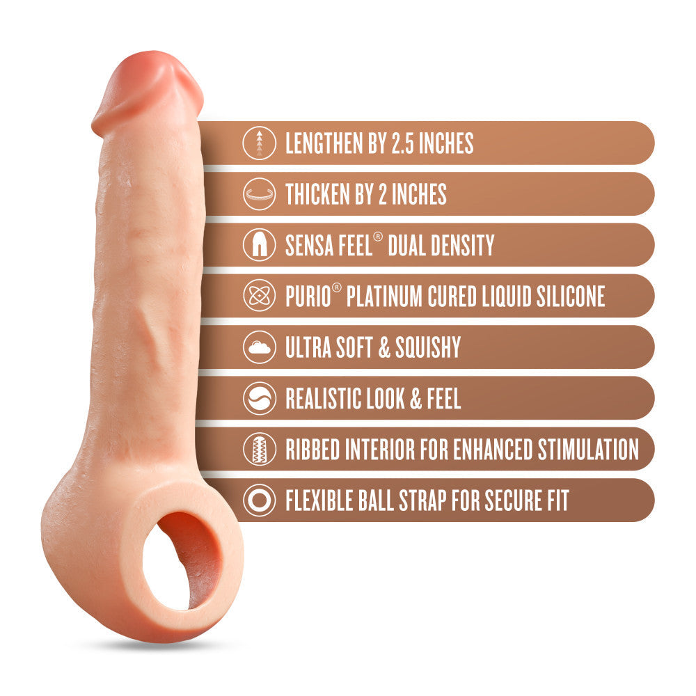 Performance Plus Thrive 2.5" Silicone Penis Xtender Beige