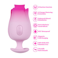 Aria Tulip Trance – Rechargeable Vibrator with Flexible Petal Design