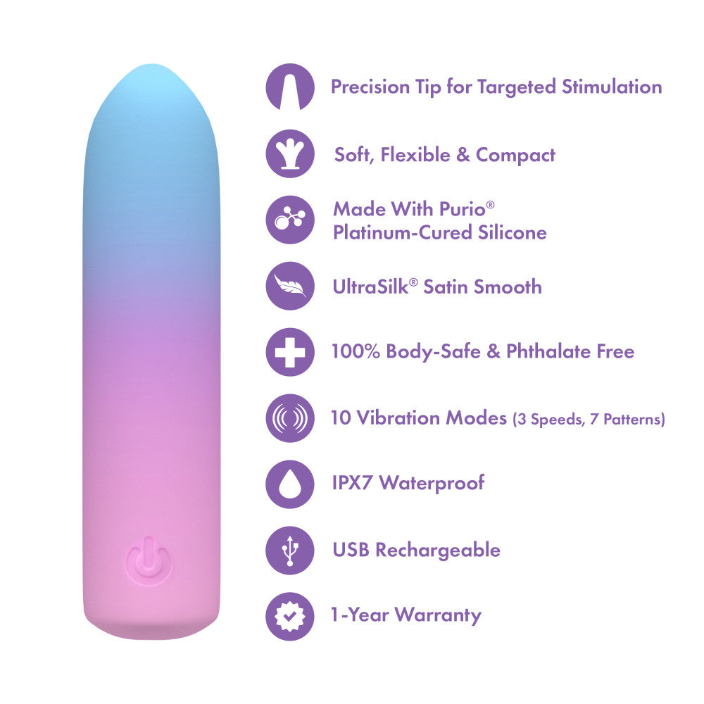 Play With Me Berry Burst – Rechargeable Vibrator with Curved Design for Targeted Pleasure