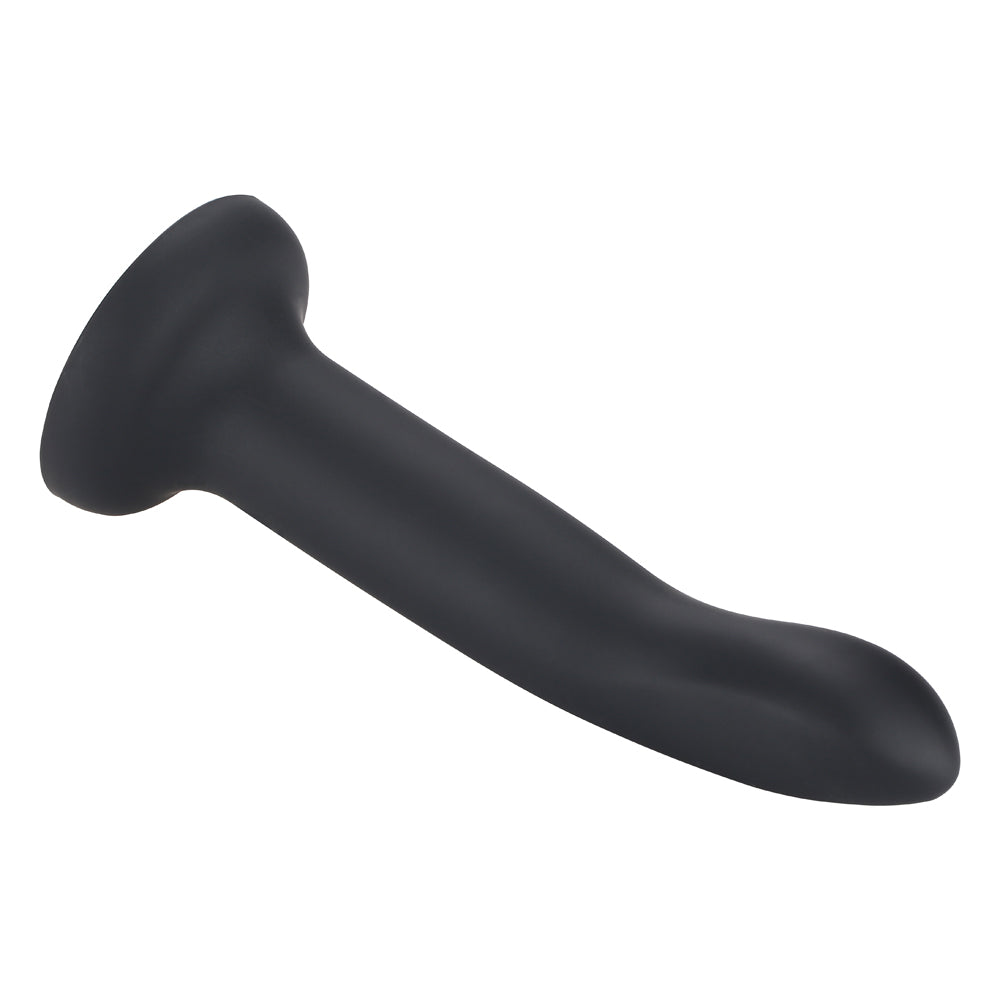 Gender Fluid Enthrall Black Strap On Dildo 7.8''