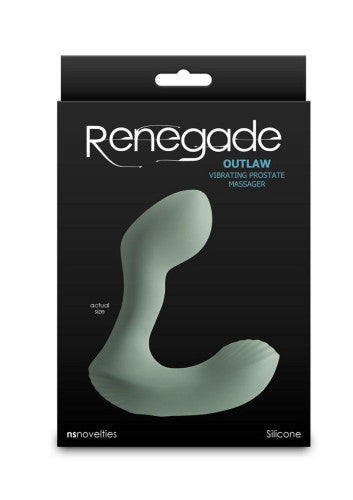 Renegade Outlaw Rechargeable Silicone Prostate Stimulator - Targeted Stimulation & Powerful Pleasure