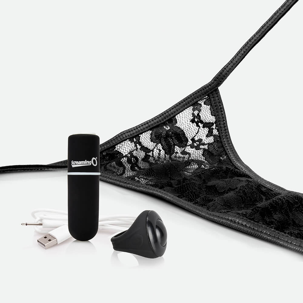 My Secret Charged Remote Control Panty Vibe Black 1 Ct