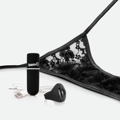 My Secret Charged Remote Control Panty Vibe Black 1 Ct
