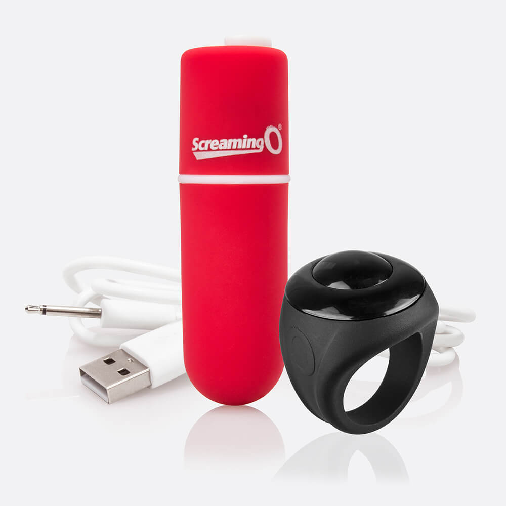 My Secret Charged Remote-Control Panty Vibrator, Red, 1 Count