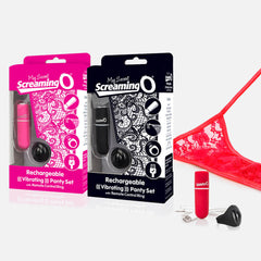 My Secret Charged Remote-Control Panty Vibrator, Red, 1 Count