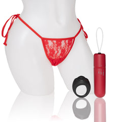 Screaming O 4T Panty Vibe My Secret Red 1 Count