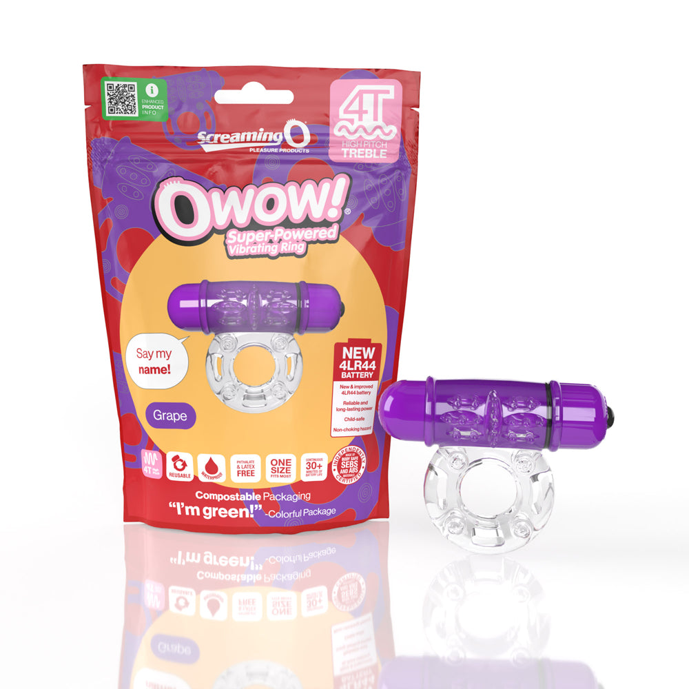Screaming O Owow 4T Grape - 1 Count