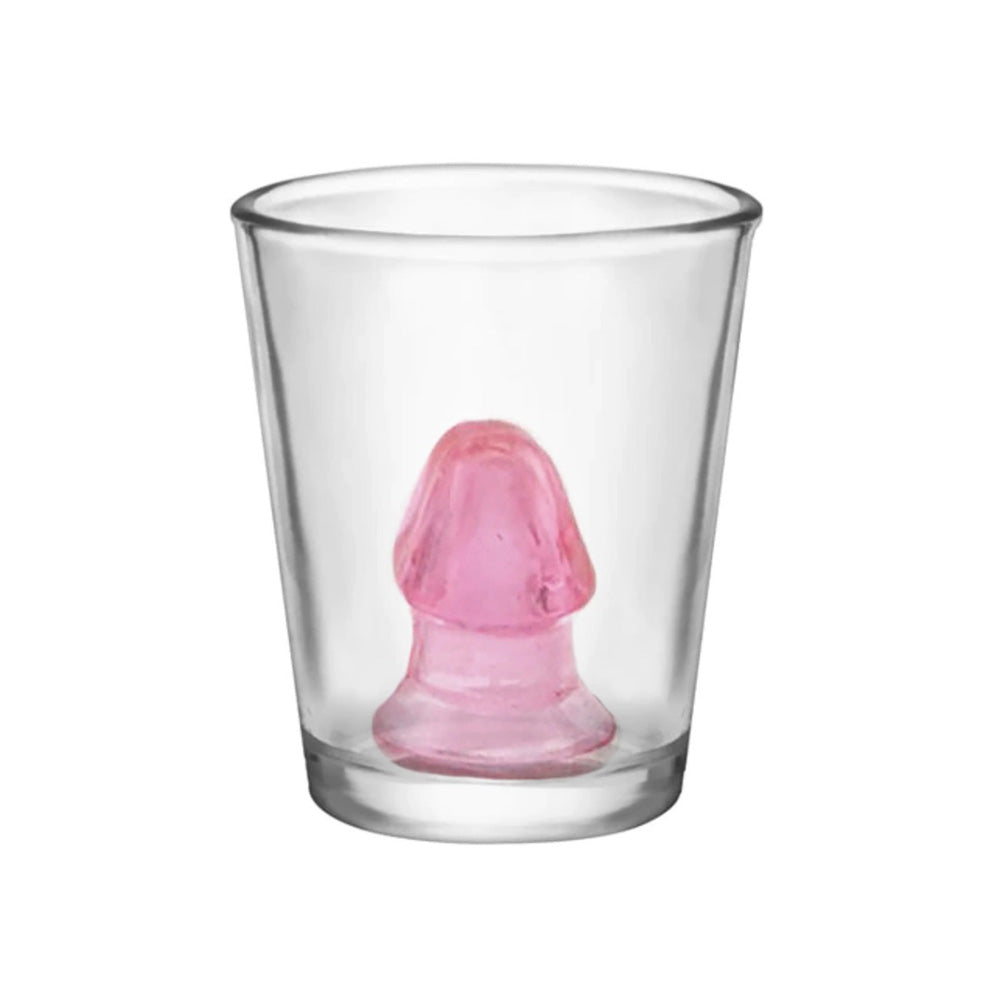 2-Pack Penis Shot Glasses - Adult Novelty Party Drinkware, Funny Bachelor Party Gift
