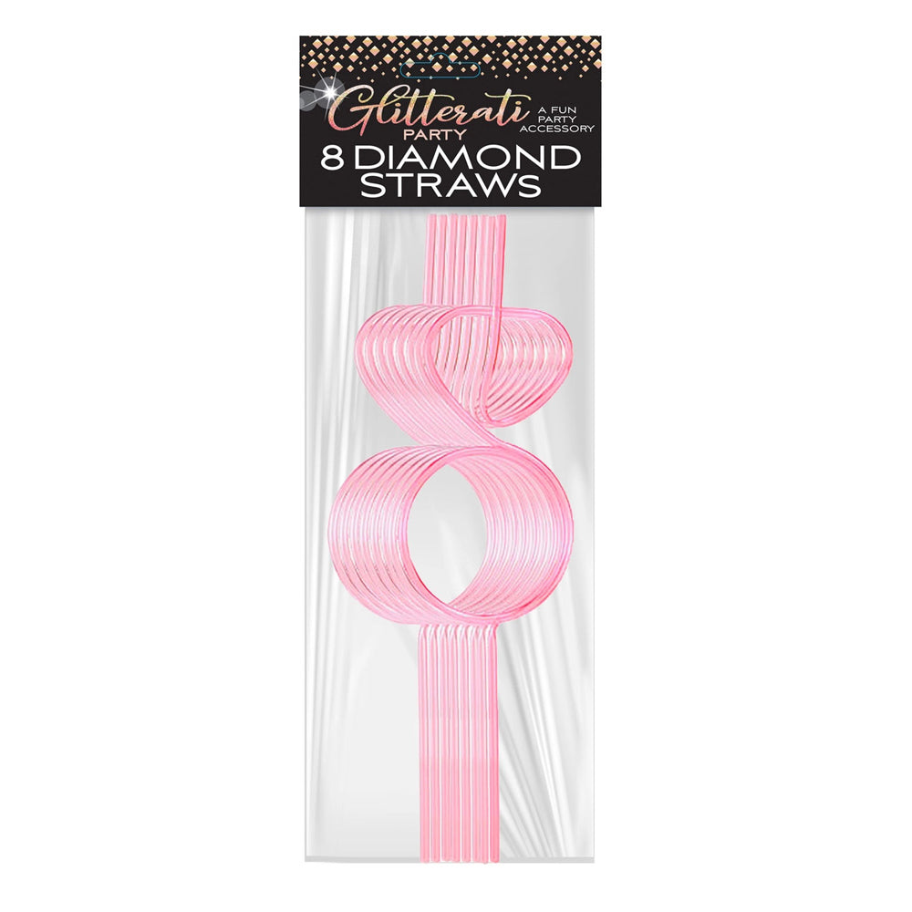 Glitterati Diamond Straw Set 8Ct Total Carat Weight