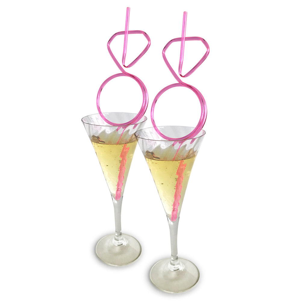 Glitterati Diamond Straw Set 8Ct Total Carat Weight