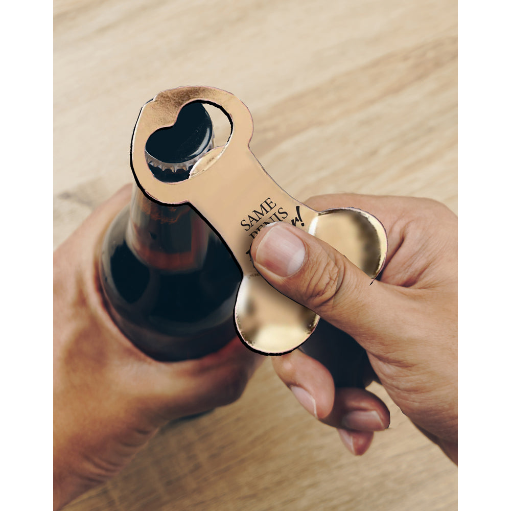 Glitterati Penis Bottle Opener – Novelty Bar Accessory, Glittery Male Anatomy Gift