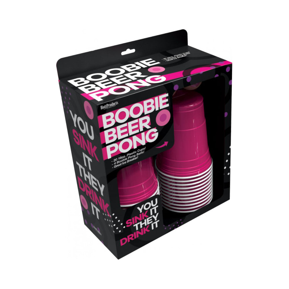 Boobie Beer Pong Set - Adult Party Drinking Game