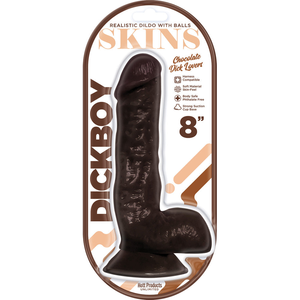 Dickboy Skins Dildo  Lovers 8"