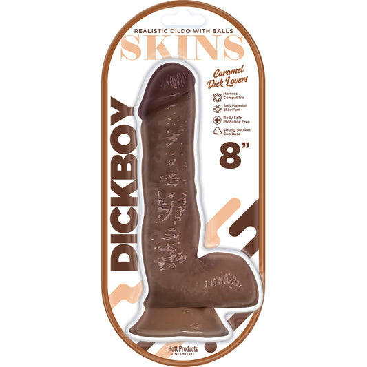 Dickboy Skins Dildo  Lovers 8"