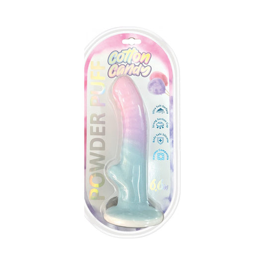 Cotton Candy Powder Puff 6.5'' Dildo