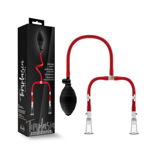 Temptasia Nipple Squeeze Pump System - Black Nipple Stimulation Toy