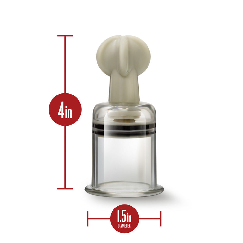 Temptasia Clear Large Twist Clit and Nipple Suction Cups – Set of 2