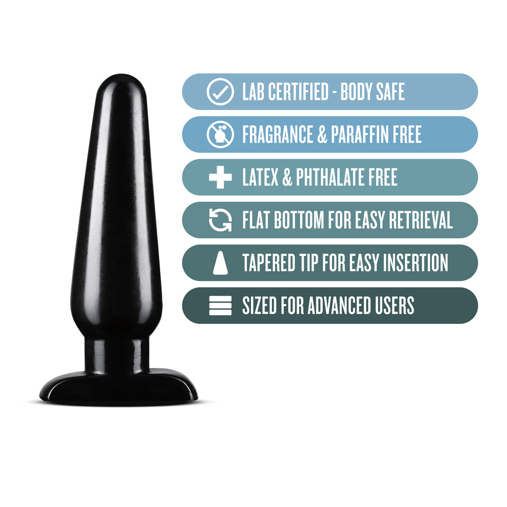 Large Black Anal Plug - Anal Adventures Basic