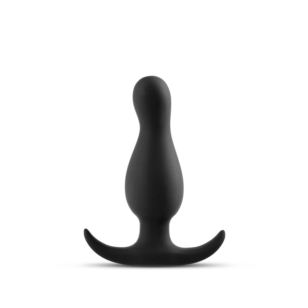 Anal Adventures Platinum Curve Plug Black - Premium Anal Plug