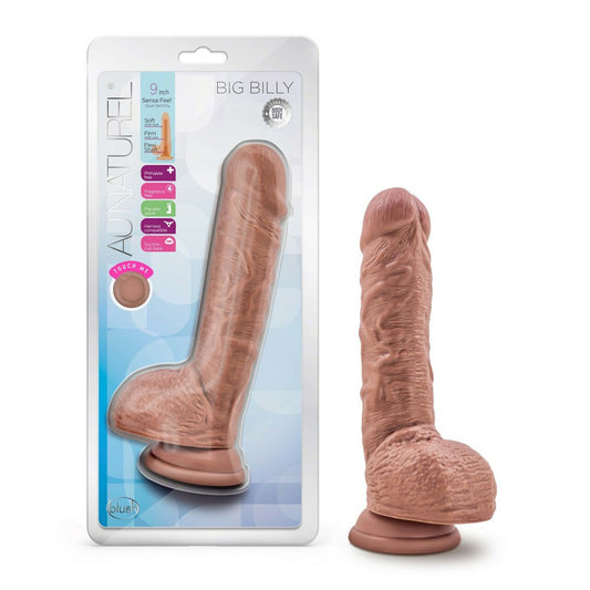 Au Naturel Big Billy 9" Dildo Mocha