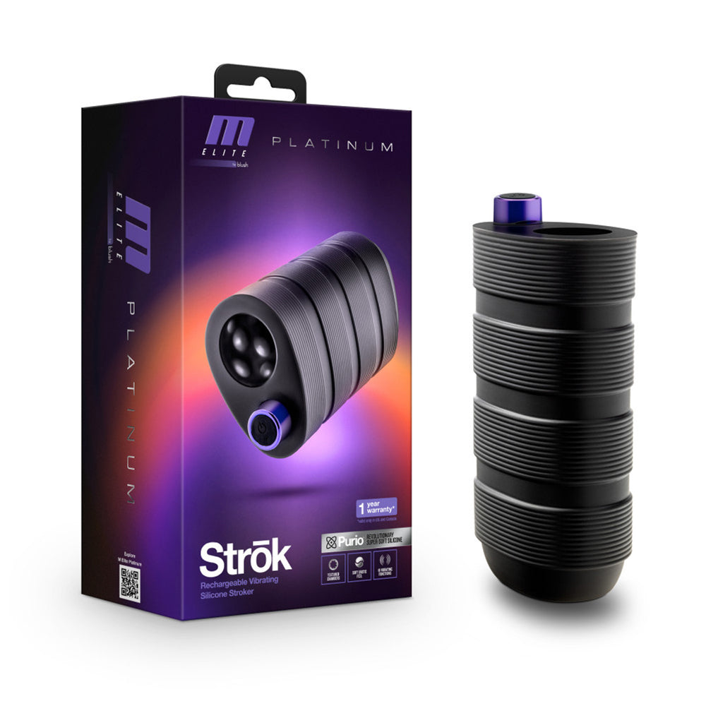M Elite Platinum Strok Black