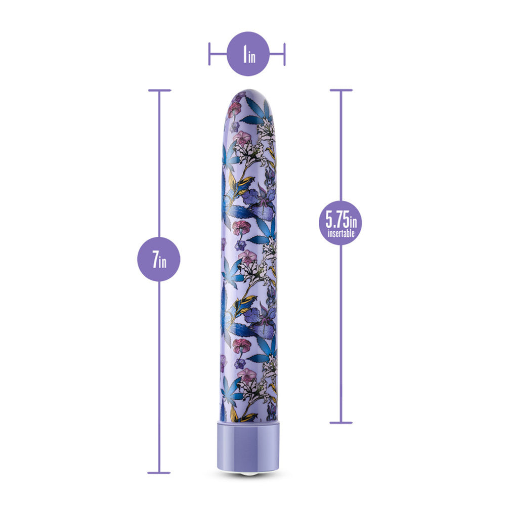 Limited Addiction Floradelic 7" Rechargeable Vibe Purple
