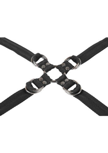 Velvet Noir Adjustable Hog Tie & Cuff Set – BDSM Restraint Set for Sensual Bondage Play
